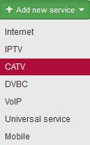 karta klienta aktivni sluzby pridani catv