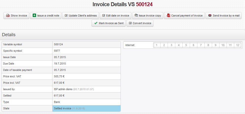 ISPadmin - Client management